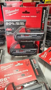 1x GENUINE 18V Milwaukee  3.0/ 5.0/ 8.0 AH Battery M18 High Output - Picture 1 of 7