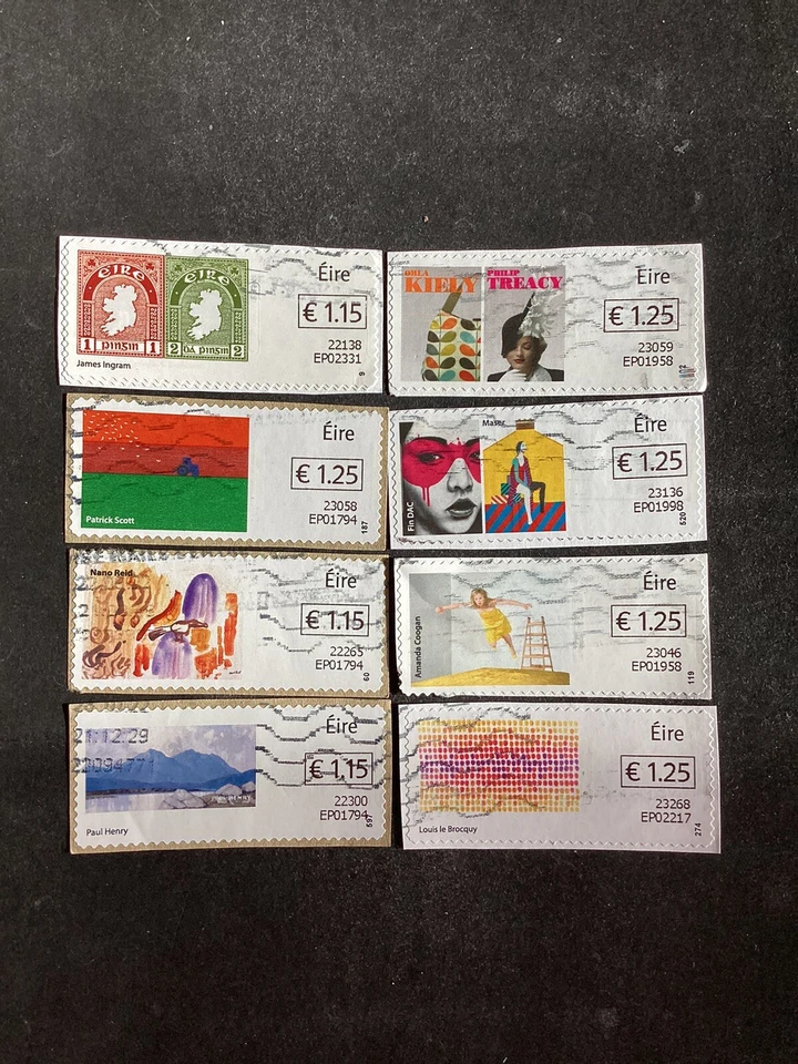 Irlanda. S.O.A.R. 2010. Arte en un sello. Serie 1. Valores en caja. Usado fino. Foto 1 de 1