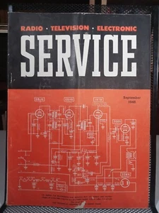 Limiter Discriminator Radio Television Electronic Service Magazine Sept 1948 - Bild 1 von 2