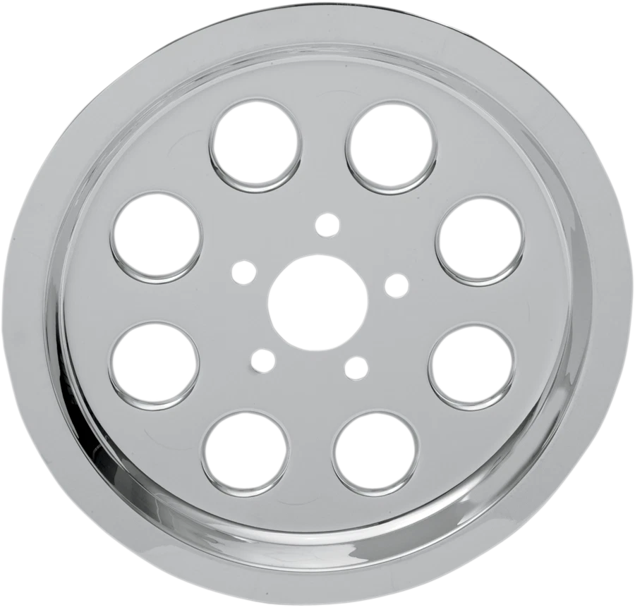 Inserto de polea trasera exterior cromada Drag Specialties para 84-99 Harley Davidson FXR Foto 1 de 1