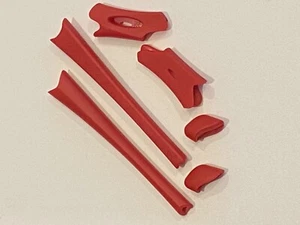 Oakley Flak Jacket Ear Socks Nose Pads Kit New 06-214 Red - Picture 1 of 4