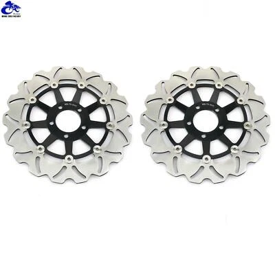 Disco de rotores de freno delanteros para Kawasaki ZR 1100 Zephyr 1992-1995 ZRX 1200 2001-2006 Foto 1 de 4