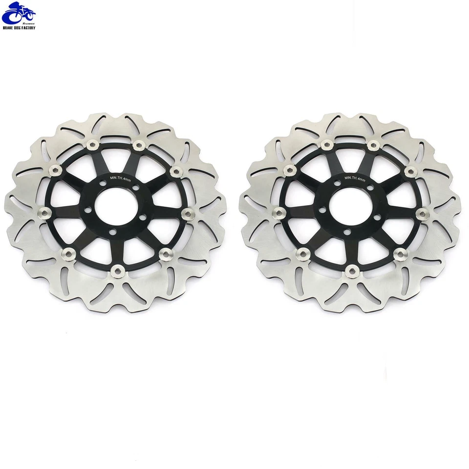 Disco de rotores de freno delanteros para Kawasaki ZR 1100 Zephyr 1992-1995 ZRX 1200 2001-2006 Foto 1 de 4