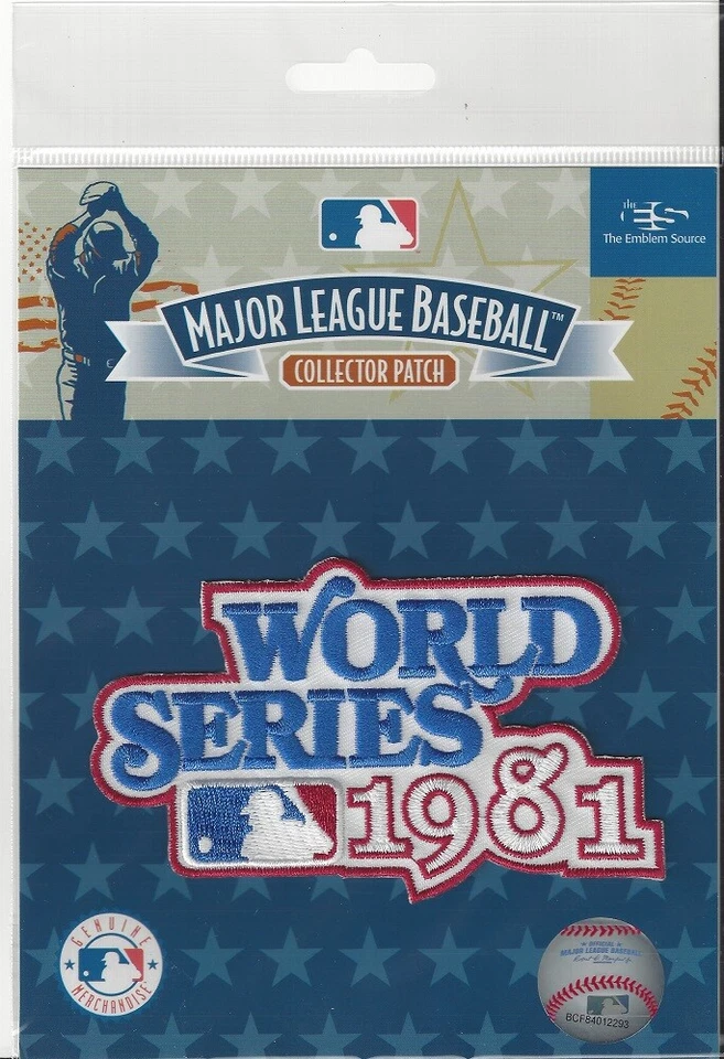 1981 World Series Sleeve Patch Los Angeles Dodgers Official MLB Logo in Package - Image 1 of 1