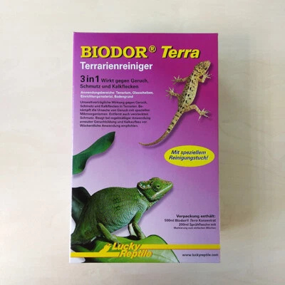Lucky Reptile BIODOR TERRA 500ml Konzentrat für bis zu 7,5L Terrarienreiniger