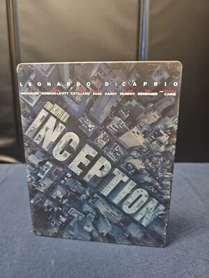 Inception (Blu-ray Christopher Nolan Film) Best Buy Exclusive Steelbook Dicaprio - Image 1 of 4