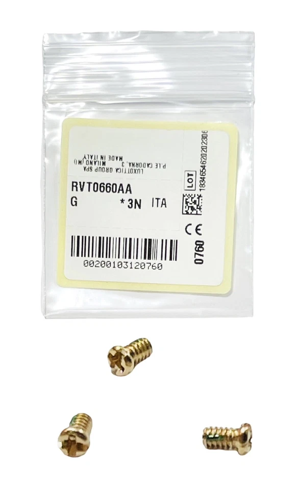 Oliver Peoples Clifton OV 1150S Dorado Repuesto Lentes de Sujeción Tornillos Genuinos Foto 1 de 4