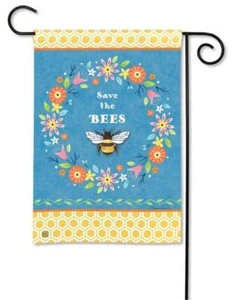 Save the Bees Garden Flag - Picture 1 of 1