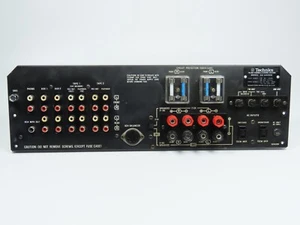 > TECHNICS SA6000X < Back Panel with Input /Output Amplifier Part /A - Picture 1 of 6