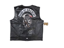 Ron Perlman Autographed Sons of Anarchy Leather Vest Ron Perlman Autographed Sons of Anarchy Leather Vest