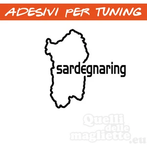 AUTOAUFKLEBER TUNING SARDEGNARING CM. 10 X 10 A084I - Bild 1 von 1