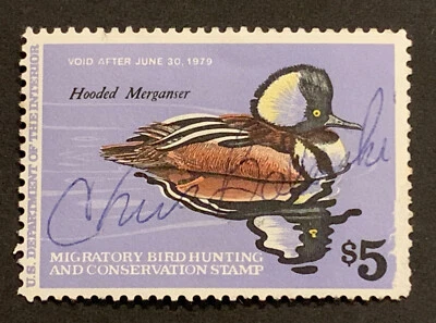 Travelstamps: 1978 US Duck Stamps Scott #RW45 Used Signed Original Gum - Image 1 of 4