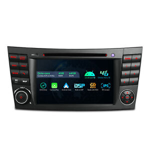 XTRONS 7" Android 12 Autoradio 8Kern 4G GPS Navi DVD für Mercedes-Benz W211 W219