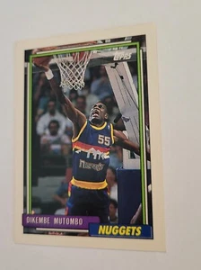 1993 Topps #281 Dikembe Mutombo Denver Nuggets NBA Basketball Card - Picture 1 of 4