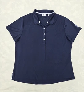 FOOTJOY Shirt Polo Womens Size XL FJ Golf Navy Blue Stretch Top - Picture 1 of 9