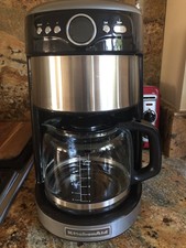 KitchenAid Cup Glass Carafe Coffee Maker Digital Liquid Graphite