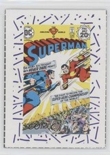 1989 DC Comics Backing Board Cards Great Heroes Superman #52 1n4