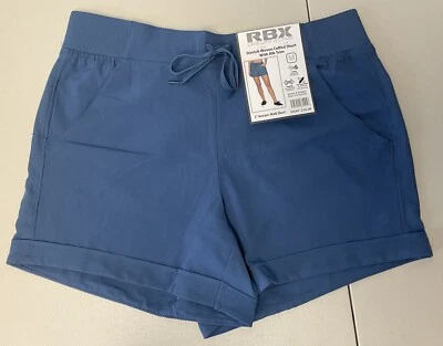*RBX* Pantalón Corto para Caminar Activo Para Mujer (Talla M) Tejido Elástico con Puños con Bolsillos Foto 1 de 3