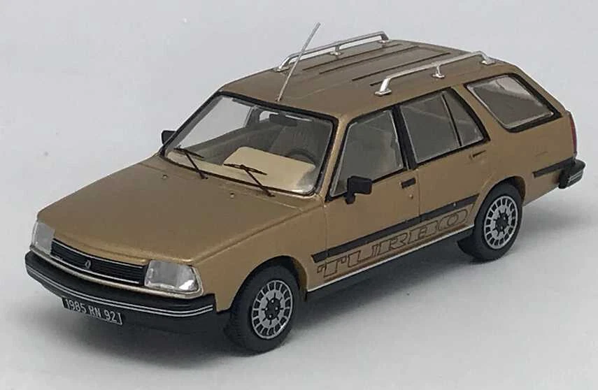 Odeon 109 - Miniature Renault18 Break Turbo D Type 2 1985 beige métallisé (1/43) - Photo 1/1