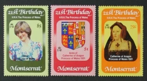 MONTSERRAT 1982 Princess Diana 21st Birthday Mint NH (LotC545) - Picture 1 of 1