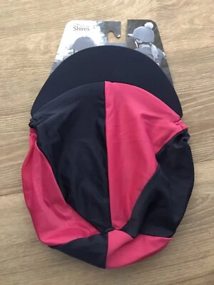 Shires Stretch Totenkopf Hut Abdeckung Seide. One Size. Neu mit Etikett