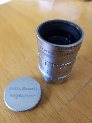 CLEAN Bell & Howell Angenieux 6.5mm f/1.8 Vintage Cine Movie Camera Lens - Image 1 of 4