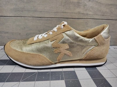 迈克高仕金属金色斯坦顿运动鞋,尺寸 7M — 第 1/4 张图片