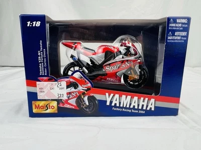 Maisto 1:18 Yamaha YZR-M1 Gauloises Fortuna Carlos Checa Diecast 2004 Foto 1 de 4