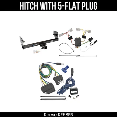 Trailer Hitch + 5 Way Wiring For 05-15 Toyota Tacoma 44746 2" Receiver Class 3 - Image 1 of 3
