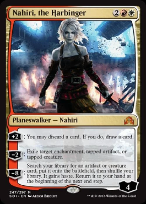 Nahiri, the Harbinger -Foil Light Play MTG Shadows Over Innistrad - Image 1 of 1