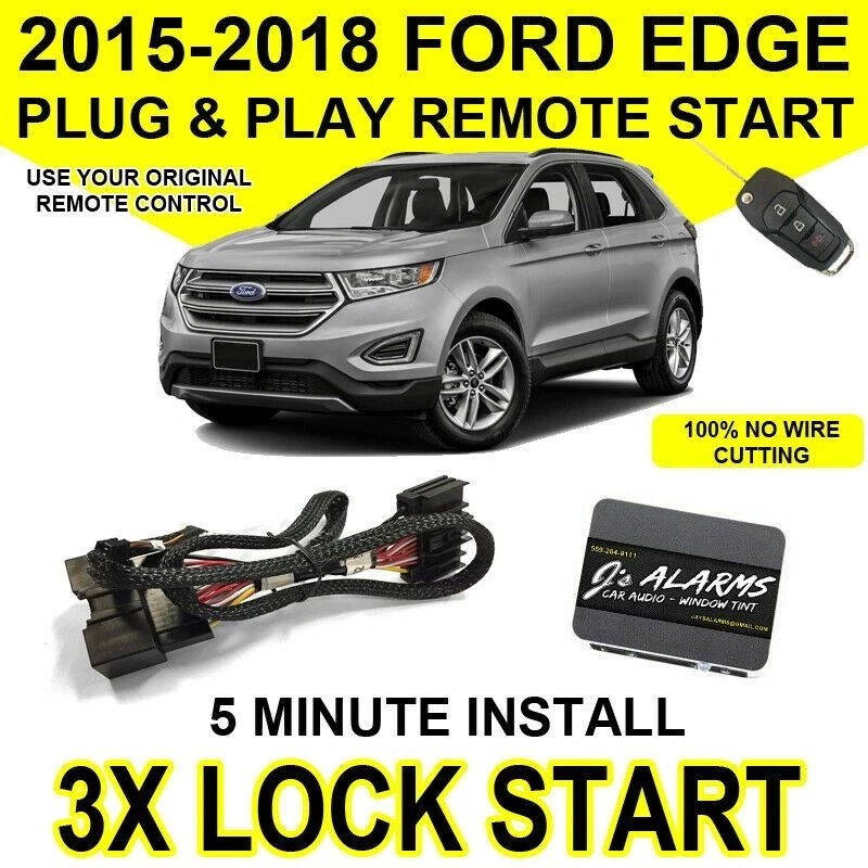 Ford Edge 2015-2018 arranque remoto Plug & Play fácil instalación SUV 3X bloqueo arranque FO2 Foto 1 de 1