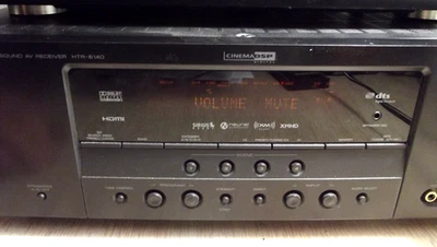 Won't stay on - for repair Yamaha HTR-6130 5.1-Channel Natural Sound AV Receiver - Image 1 of 4