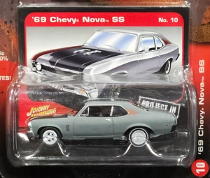 Johnny Lightning CHASE 1969 Chevy Nova WHITE LIGHTNING Project In Progress Car - Picture 1 of 4