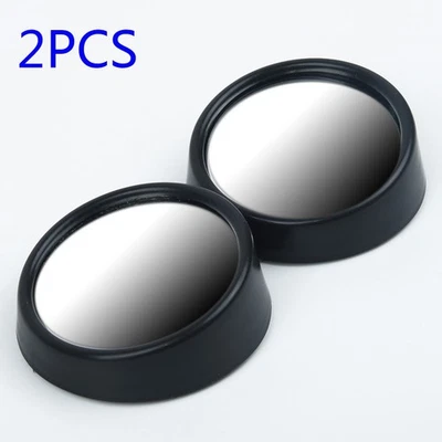 Car Blind Spot Mirror Wide Angle Mirror Rotation Adjustable Convex Rear View - Image 1 of 4