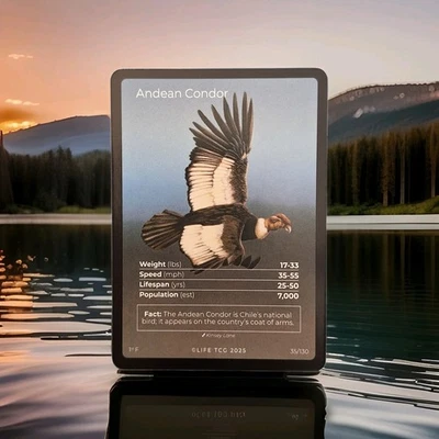 Life TCG Birds 1st Edition - Andean Condor - Fullart 35/130 | POP 700 - Bild 1 von 2