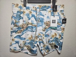 Pantalones cortos de voleibol Dreamers Rip Curl 16" para hombre #CB0CX9 blanco/azul talla L - Imagen 1 de 13