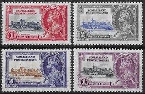 Somaliland 1935 Silver Jubilee Set SG86-89 Mint Cat£19 - Imagen 1 de 2