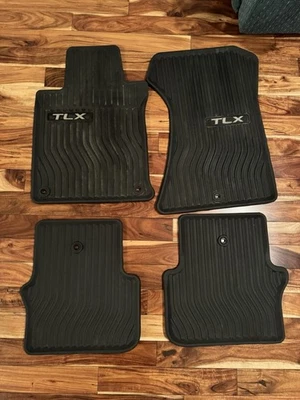 2015 - 2020 ACURA TLX 前后橡胶垫 4 件套黑色原始设备制造商全天候 — 第 1/4 张图片