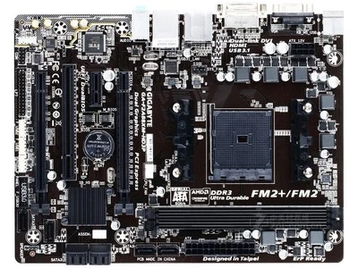 GIGABYTE F2A88XM-HD3P Motherboard AMD A88X DDR3 Socket FM2/FM2+ Micro ATX - Image 1 of 3