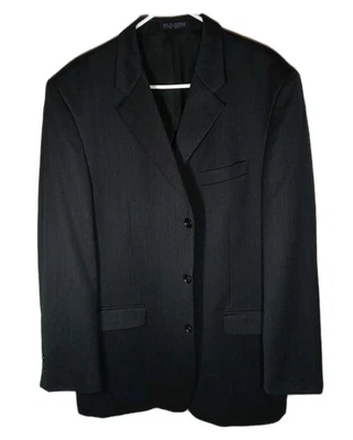 Abrigo deportivo Jones New York 44L de lana gris oscuro 3 botones para hombre  Foto 1 de 4