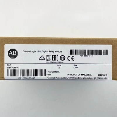 New Sealed AB 1756-OW16I ControlLogix 16 Pt Digital Module 1756OW16I US Free Tax - Image 1 of 3