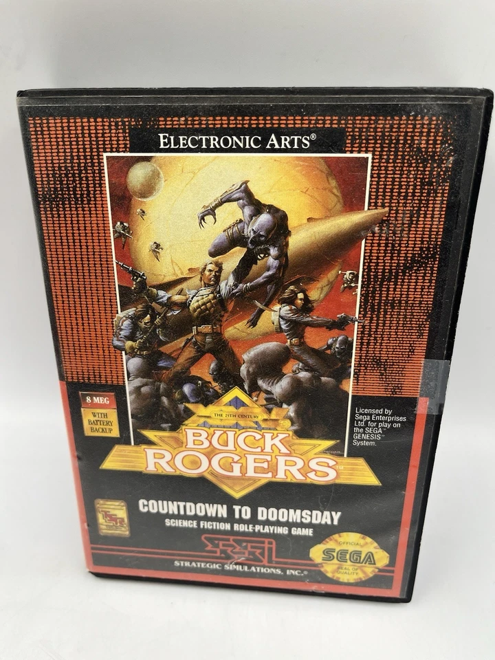 Buck Rogers: Countdown to Doomsday (Sega Genesis) Complete W/ Manual CIB - Image 1 of 4