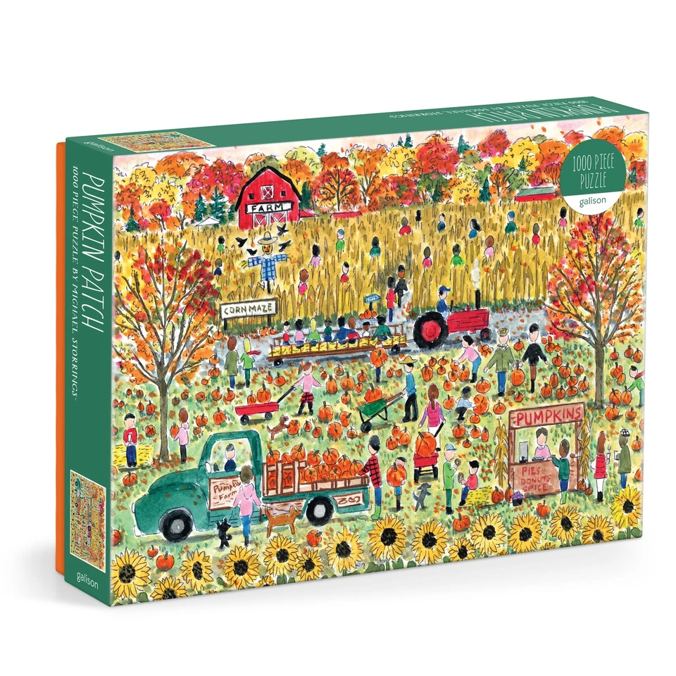 Michael Storrings Pumpkin Patch 1000 Piece Puzzle - Image 1 of 1
