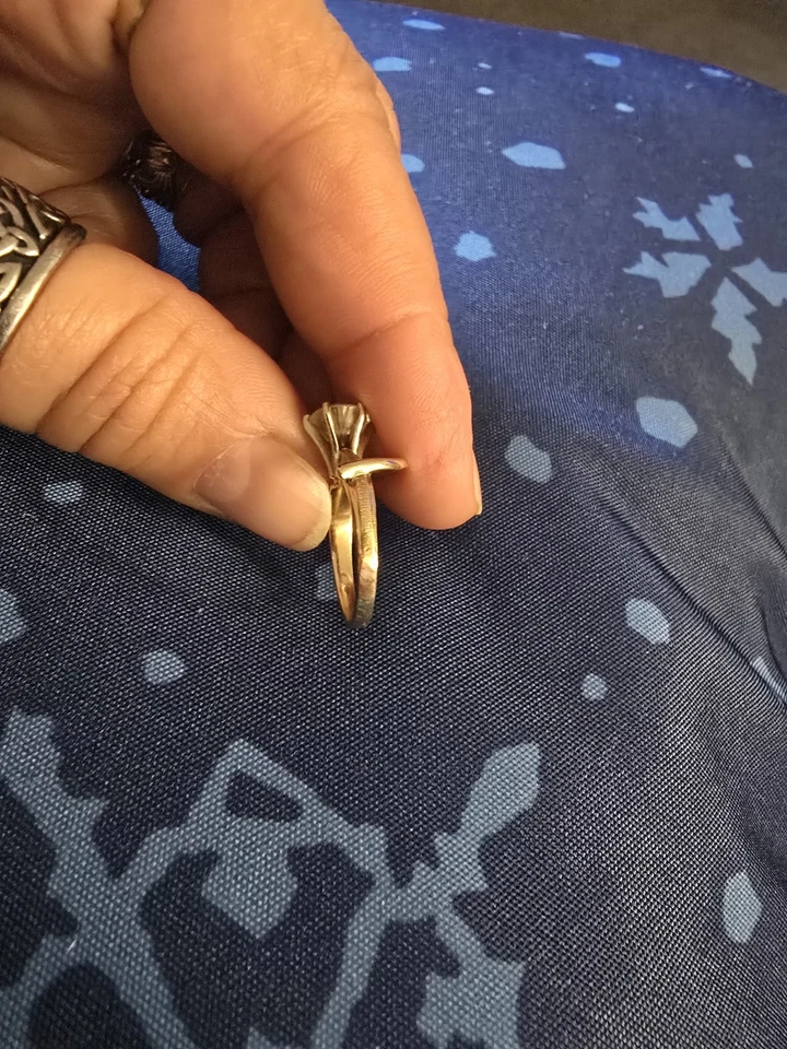 14 K Yellow Gold Lab Grown Diamond Size 4 - Image 1 of 3