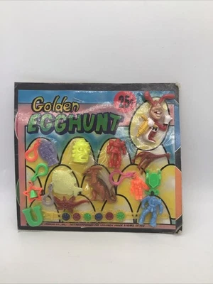 Vintage Folz Vending Display Golden Egg Hunt Jackhammer Noid Transformers Charms - Image 1 of 4