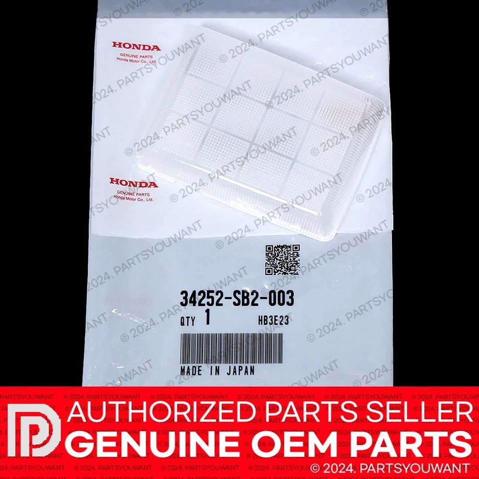 GENUINE Honda Civic CRX Del Sol OEM Interior Dome Light Lens Cover 34252-SB2-003 - Image 1 of 4
