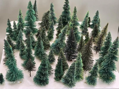  Spur N Z  60x Bäume Baum Modelltannen 2,5- 10 cm hoch Bepflanzung - Bild 1 von 4