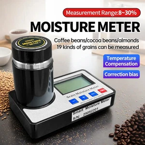 Detector de humedad de grano de trigo 8-30 % medidor de humedad de grano de café alta precisión 0,5 % - Imagen 1 de 16