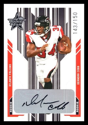 2005 Leaf Rookies & Stars Rookie Auto /150 DeAndra Cobb #221 Auto RC Falcons - Image 1 of 2