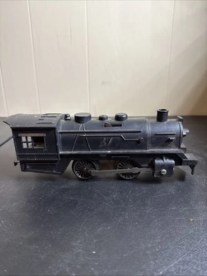 Locomotora de vapor de cuerda calibre O Marx parece funcionar sin llave buen estado Foto 1 de 4